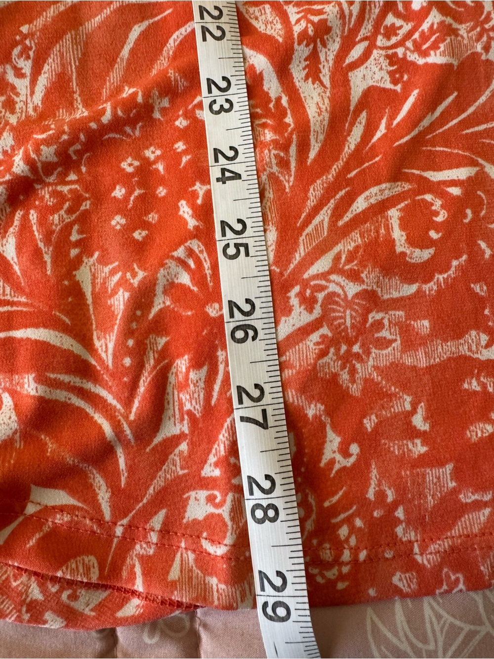 Charter Club Orange Floral Sleeveless
Drape Neck Blouse XXL - Picture 7 of 10